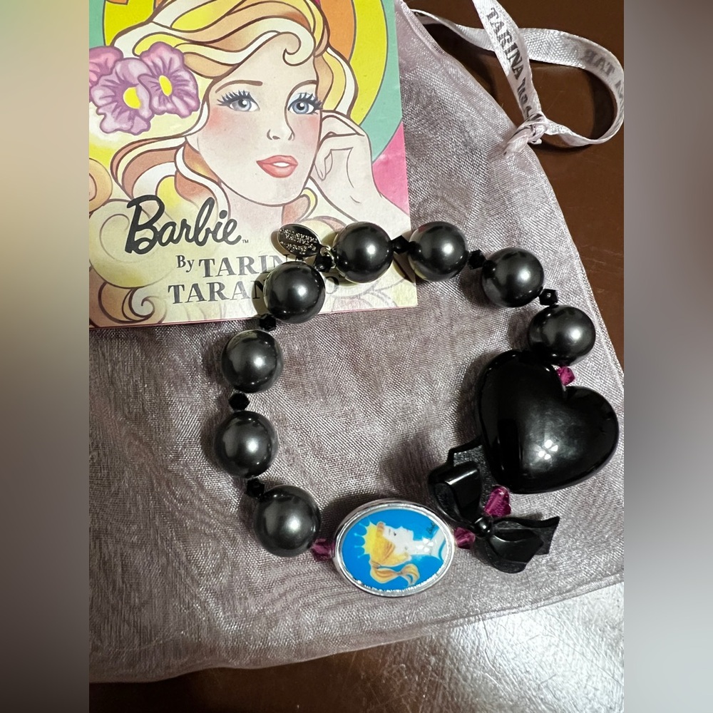 Tarina Tarantino Black and Silver Kids Bracelet